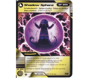 LEGO Ninjago Masters of Spinjitzu Deck 1 Game Card 79 - Shadow Sphere (International Version) (93844)