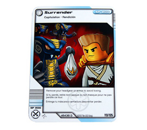 LEGO Ninjago Masters of Spinjitzu Deck 2 Game Card 113 - Surrender (International Version) (4643439)