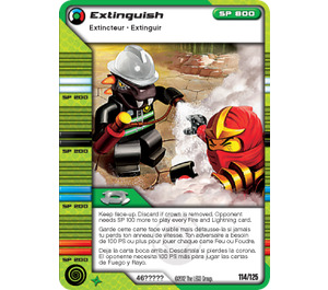 LEGO Ninjago Masters von Spinjitzu Deck 2 Game Karte 114 - Extinguish (International Version) (4643474)