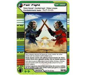 LEGO Ninjago Masters of Spinjitzu Deck 2 Game Card 125 - Fair Fight (International Version) (4643535)