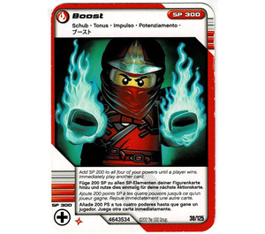 LEGO Ninjago Masters of Spinjitzu Deck 2 Game Card 38 - Boost (International Version) (93844) (4643534)