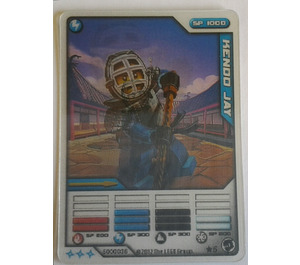 LEGO Ninjago Masters of Spinjitzu Deck 2 Game Card *5 - Kendo Jay (Lenticular Card) (5000036)