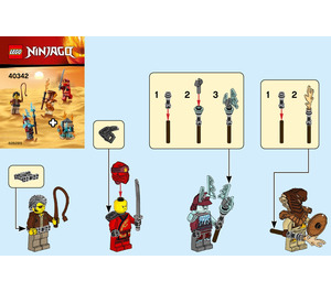 LEGO NINJAGO Minifigure Set 40342 Instruktioner