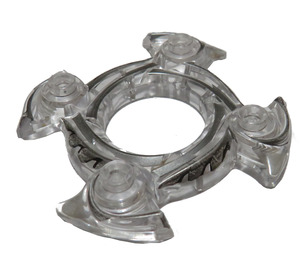 LEGO Ninjago Spinner Crown with Swirl Ends and Black and Silver Decoration (10468)