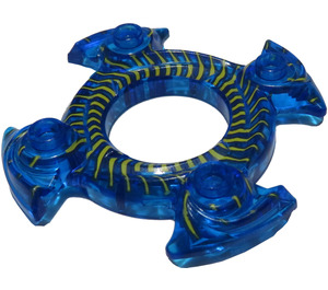 LEGO Ninjago Spinnare krona med Swirl Ends och Gul Scales (10462)