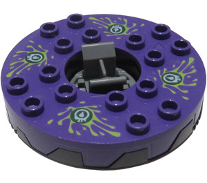 LEGO Ninjago Spinner con Dark Morado Parte superior y Blanco Venomari (98354)