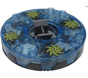 LEGO Ninjago Spinner mit Transparent Mittelblau oben und Spirals (98354)