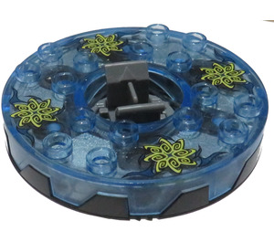 LEGO Ninjago Spinner with Transparent Medium Blue Top and Spirals (98354)