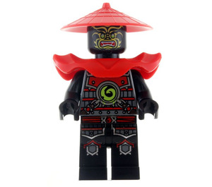 LEGO Ninjago Swordsman avec Jaune Affronter Markings Figurine