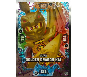 LEGO NINJAGO Trading Card Game (English) Series 8 - # 11 Ultra Golden Dragon Kai