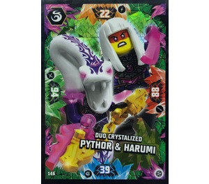 LEGO NINJAGO Trading Card Game (English) Series 8 - # 146 Duo Crystalized Pythor & Harumi