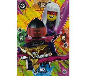 LEGO NINJAGO Trading Card Game (English) Series 8 - # 150 Team MR. F & Harumi