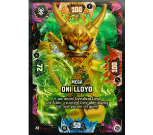 LEGO NINJAGO Trading Card Game (English) Series 8 - # 28 Mega Oni Lloyd