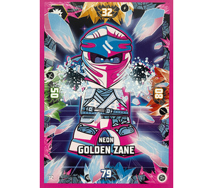 LEGO NINJAGO Trading Card Game (English) Series 8 - # 32 Neon Golden Zane