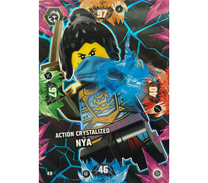 LEGO NINJAGO Trading Card Game (English) Series 8 - # 49 Action Crystalized Nya