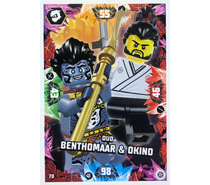 LEGO NINJAGO Trading Card Game (English) Series 8 - # 70 Duo Benthomaar & Okino