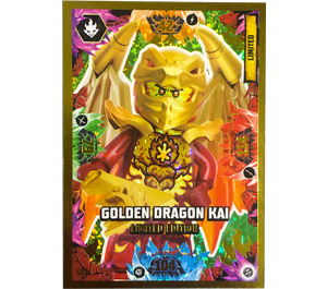 LEGO NINJAGO Trading Card Game (English) Series 8 - # LE1 Golden Dragon Kai Limited Edition