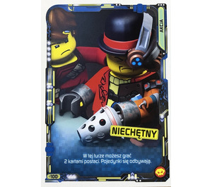 LEGO Ninjago Trading Card Game (Polish) Series 5 - # 100 Niechętny