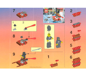 LEGO Ninpo Water Araignée 3017 Instructions