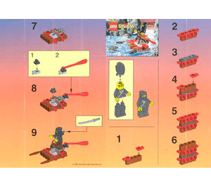 LEGO Ninpo Water Spider 3017 Instruktioner