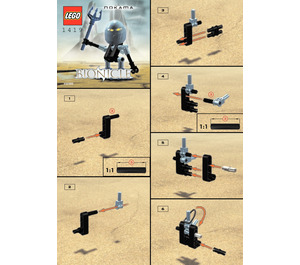 LEGO Nokama Set 1419 Instructions