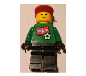 LEGO Norvegian Fotbal Goal Keeper Minifigurka