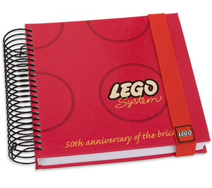 LEGO Notebook - 50th Anniversary of the Brick (Spiral Bound) (852335)