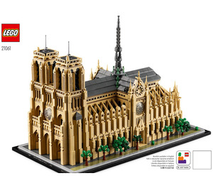 LEGO Notre-Dame de Paris 21061 Istruzioni