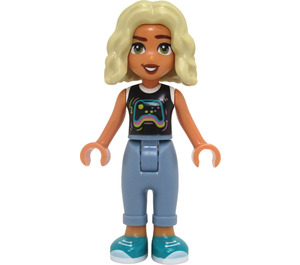 LEGO Nova with Gaming Top and Sand Blue Trousers Minifigure