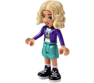 LEGO Nova with Purple Hoodie and Turquoise Shorts Minifigure