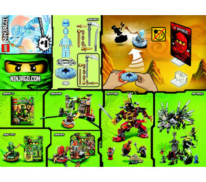 LEGO NRG Zane 9590 Instructies