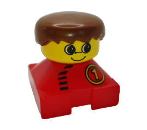 LEGO Number 1 Racer Duplo-Figur