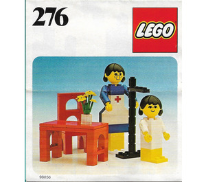 LEGO Nurse en Child 276 Instructions