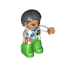 LEGO Nurse avec Green Jambes Duplo Figure