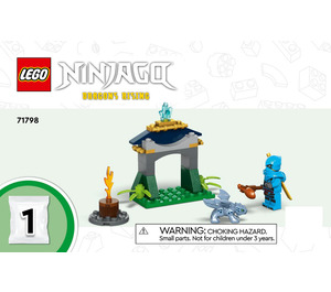 LEGO Nya und Arin's Baby Drachen Battle 71798 Instructions