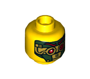 LEGO Nya Minifigure Head (Recessed Solid Stud) (3626 / 19300)