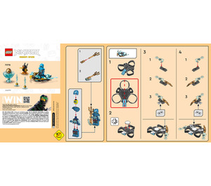 LEGO Nya's Drachen Power Spinjitzu Drift 71778 Instructions