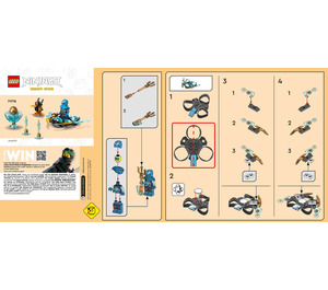 LEGO Nya's Dragon Power Spinjitzu Drift 71778 Instrucciones