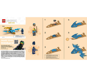 LEGO Nya's Rising Dragon Strike Set 71802 Instructions