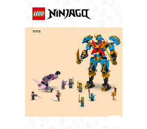 LEGO Nya's Samurai X MECH 71775 Instrucciones