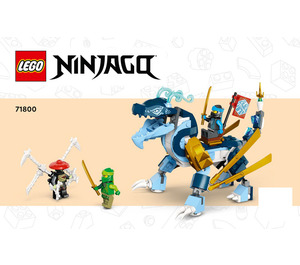 LEGO Nya's Water Dragon EVO Set 71800 Instructions