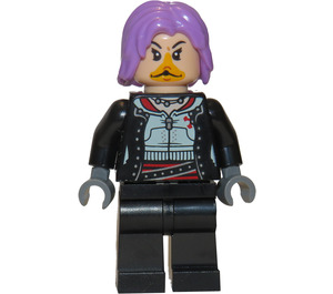 LEGO Nymphadora Tonks jossa Musta, Harmaa ja Punainen Yläosa Minihahmo