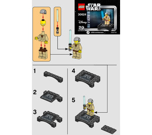 LEGO Obi-Wan Kenobi - Collectable Minifigure 30624 Інструкції