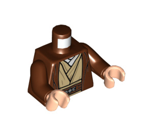 LEGO Obi-Wan Kenobi Minifig Torso with Reddish Brown Jedi Robe (973 / 76382)
