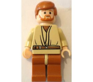 LEGO Obi-Wan Kenobi met Donkeroranje Benen Minifiguur