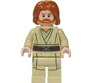 LEGO Obi-Wan Kenobi med Mellanlångt hår Minifigur