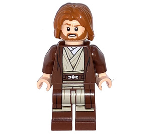 LEGO Obi-Wan Kenobi con Reddish Marrón Robe Minifigura