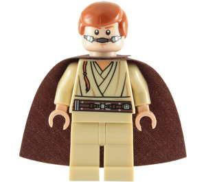 LEGO Obi-Wan Kenobi (Young) med Kappe og Breathing Device Minifigur