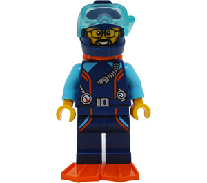 LEGO Ocean Explorer Diver - Mannelijk Minifiguur