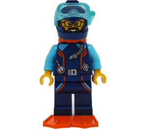 LEGO Ocean Explorer Diver - Male Minifigur